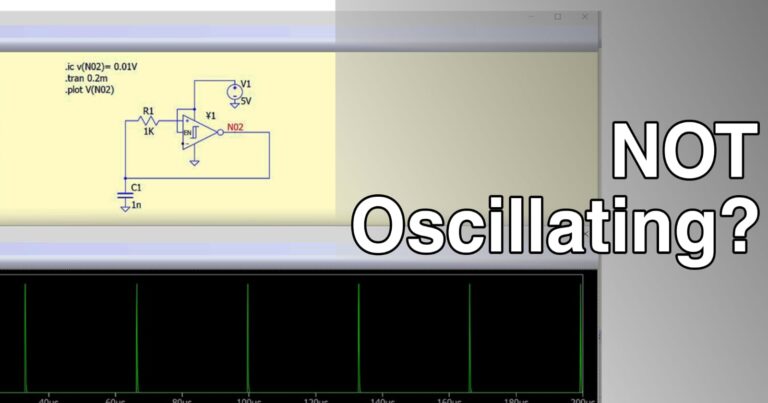 Why Your SPICE Simulator Is Not Oscillating—and How to Fix It